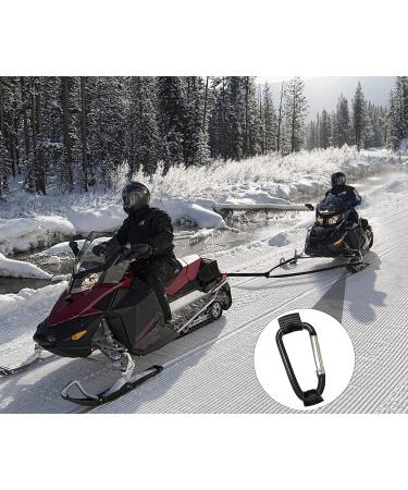 Heavy Duty Snowmobile Tow Strap with Quick Hook Up - Emergency Tow Rope for ATV, UTV, Sled, Skidoo - Snowmobile Safety Accessories Kit - Buy Online on GoSupps.com