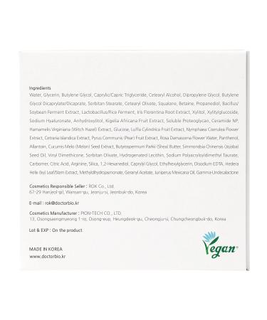 Dr. Bio Eco Moisture Cream 300g | Best Daily Moisturizer for Face & Body | Hydrating Dry Skin Cream with Shea Butter Ceramide & Rose Water | Premium Korean Skin Care Products - Buy Online on GoSupps.com