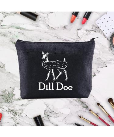 CENWA Funny Dill Pickle Gift Dill Doe Humor Deer Cucumber Cosmetic Bag Humorous Deer Gift Dill Doe - Buy Online on GoSupps.com