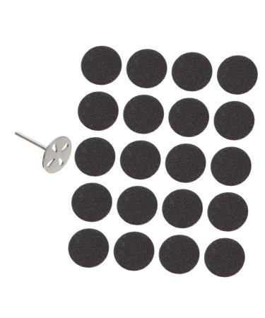 Beatifufu 1 Set Nail Polishing Sheets Pedicure Tools Pedicure Sanding Disc Nail Grinder Sanding Slices Manicure Sandpaper Disc Dead Skin Polishing Slices Dead Skin Removing Tools