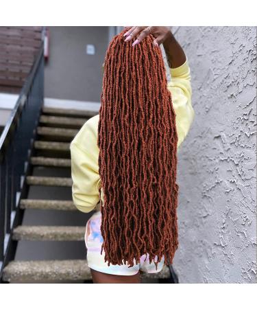 Soft Locs 36 Inch Crochet Hair 5 Pack Faux Goddess Locs Synthetic Curly Extension - 350# - Pre-looped Crochet Braids - Buy Online on GoSupps.com
