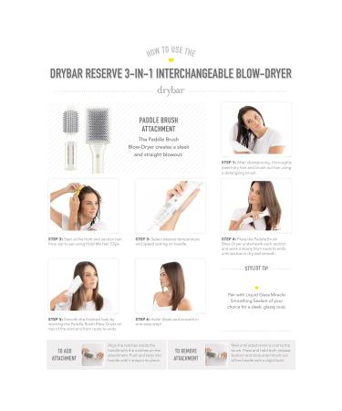Buy Drybar Reserve 3-in-1 Interchangeable Blow-Dryer - Fast International Shipping | Top Styling Tool - Buy Online on GoSupps.com