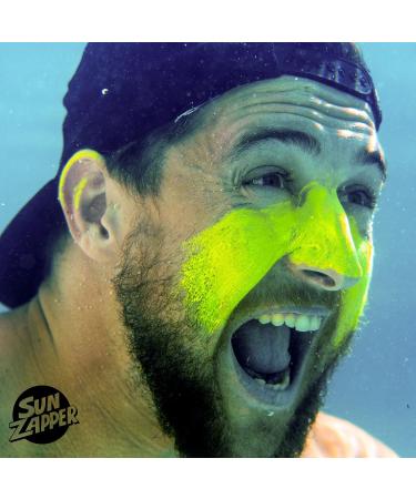 Zinc Oxide Mineral Sunscreen SPF 50+ - Waterproof Face & Body Protection for Adults & Kids | 4-Pack Broad-Spectrum Color Options (Light Skin Green Yellow) - Premium Australian Formula - Buy Online on GoSupps.com