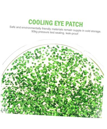 FRCOLOR 2pcs Eye Patch Ice Pack for Face and Breastmilk - Cooling Eye Pad for Hydrating and Compress - Green, 6.5X6.5X0.5CM - Buy Online on GoSupps.com