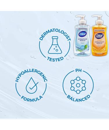 Dial Hand Wash Variety Pack 4 Pack Hand Soap in Pump Bottles Gentle Moisturizing Aloe Vera Formula Original Gold/Spring Water 11 fl oz. Each - Buy Online on GoSupps.com