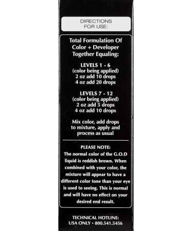 Authentic GOD Original Gray Oxidizing Drops | Mix for Guaranteed Grey Coverage 1 Fl Oz - Buy Online on GoSupps.com
