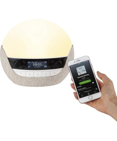 Buy Lumie Bodyclock Luxe 700FM - Light Alarm Clock with FM Radio Bluetooth Speaker & Low Blue Light | International Shipping Available - Buy Online on GoSupps.com