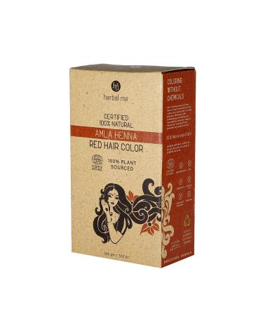 Amla Henna Hair Color 7.05 Oz Enriched with 10 Natural Conditioning agents CERTIFIED 100% Natural by Ecocert(France).VEGAN & HALAL approved