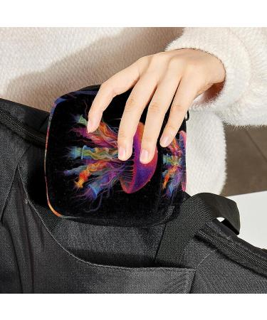 Jellyfish Period Pouch - Portable Tampon Storage Bag & Feminine Product Organizer - Ideal First Period Gift for Teen Girls - Multicolored - Buy Online on GoSupps.com