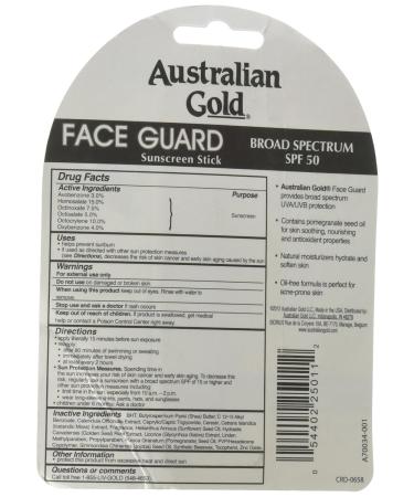 Buy Australian Gold Sun Face Protection Balm SPF 50 (14g) - Ultimate UV Defense for Glowing Skin | International Shipping Available - Buy Online on GoSupps.com