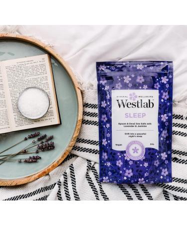 Westlab Bath Salts - Sleep - Epsom & Dead Sea Bathing Salts with Lavender Jasmine & Valerian Feel Ready For A Deep Restorative Night s Sleep | 100% Natural Ingredients 100% Vegan 100% Cruelty Free - Buy Online on GoSupps.com