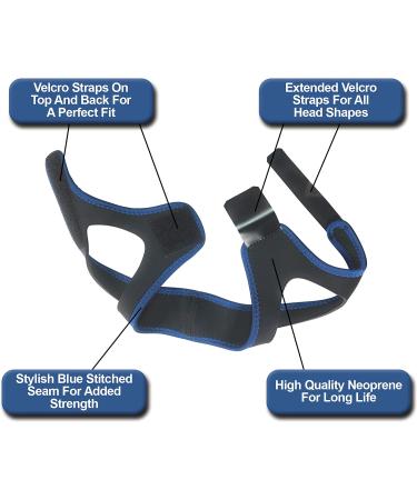 Anti Snore Chin Strap - Stop Snoring Solution - Upgraded 2 Pack - Buy Online on GoSupps.com