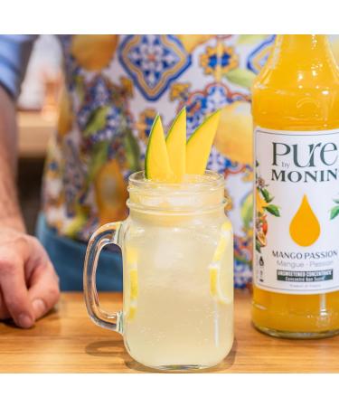 Pure by Monin Mango Passion and Red Fruits For Sugarless or Low Sweetened Drinks 2x70cl - Buy Online on GoSupps.com