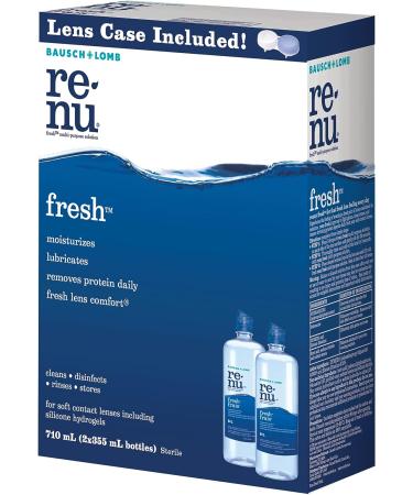 Bausch & Lomb Renu MultiPlus Solution 355ml - Pack of 2 | Effective Lens Care Solution - Buy Online on GoSupps.com