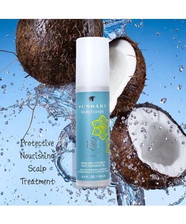 SUND RI Neem & Coconut Hair Treatment Oil - Nourishing and Rejuvenating Formula - Buy Online on GoSupps.com