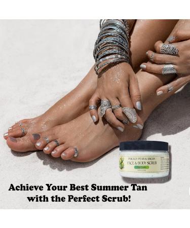 Zakia's Prickly Pear & Argan Oil Honey Scrub - 4 oz Jar for Face & Body | International Shipping Available - Buy Online on GoSupps.com