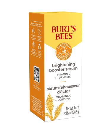 Burt's Bees Vitamin C Turmeric Face Serum - Brightens Skin, Reduces Dark Spots & Wrinkles - Lightweight Hydrating Booster (1 oz) - Buy Online on GoSupps.com