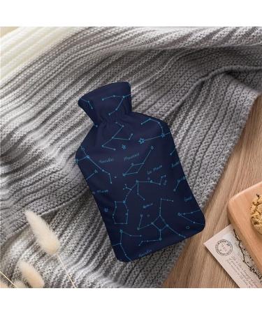 Buy Constellation Hot Water Bottle with Plush Cover - Ideal Hand Warmer for Adults & Children (26.5x15.3cm) - International Shipping Available - Buy Online on GoSupps.com