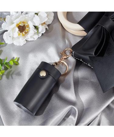 WADORN Portable Chapstick Keychain Holder | 2pcs Lip Balm Case with Keyring | Fashionable Makeup Storage & Organizer for Women | Perfect Handmade Gift - Buy Online on GoSupps.com