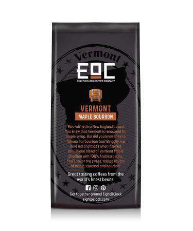 Eight O'Clock Vermont Maple Bourbon Ground Coffee - 11 Ounce (100% Arabica, Kosher Certified) - Buy Online on GoSupps.com
