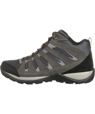 Columbia Men's Redmond V2 Mid Waterproof Hiking Boot - Size 12, Graphite/Red Jasper - Buy Online on GoSupps.com