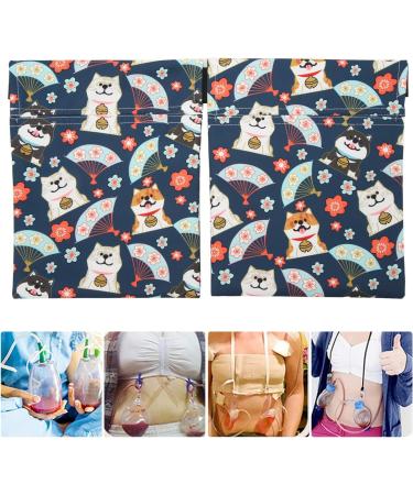 Elastic Drain Holder Bag for Mastectomy - Adjustable Length Cute Dog Pattern Cartoon Design - Buy Online on GoSupps.com