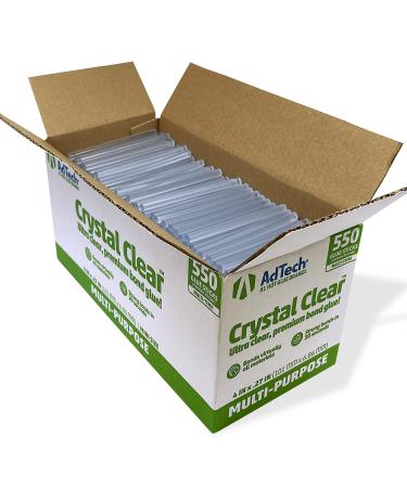 AdTech 220-345-5 Hot Glue, 4 Inch Mini Size, Clear, 550 Sticks, Count - Buy Online on GoSupps.com