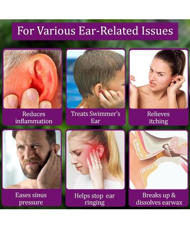 Organic Ear Oil for Infections - Natural Eardrops for Prevention & Relief - Made in USA - Buy Online on GoSupps.com