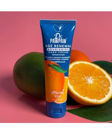 Buy Dr. PAWPAW Age Renewal Nourishing Hand Cream - Orange & Mango 50ml | International Shipping Available - Buy Online on GoSupps.com