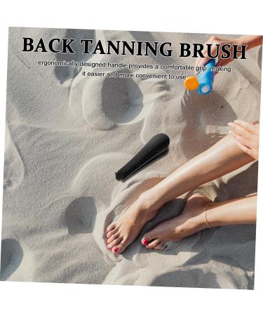 SAFIGLE Applicateur de Lotion pour Dos Brosse Autobronzante Masseur de Dos Portatif ponge de Bain avec Manche Applicateur Noir - Buy Online on GoSupps.com