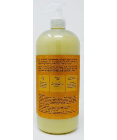Buy Shea Moisture Raw Shea Butter Shampoo with Sea Kelp & Argan Oil - 34 FL OZ | Moisturizing & Nourishing Hair Care Solutions - Buy Online on GoSupps.com