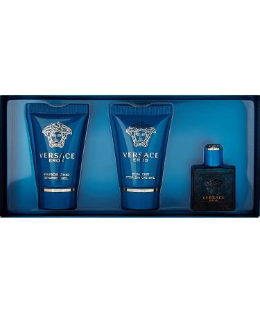 Versace Eros 3 Piece Mini Gift Set - Luxury Fragrance Collection - Buy Online on GoSupps.com