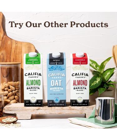 Califia Farms Oat Milk Original Barista Blend 32 Oz - Dairy Free Creamer, Vegan, Plant Based, Gluten-Free, Non-GMO - Buy Online on GoSupps.com