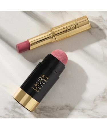 LAURA GELLER NEW YORK Quench-n-Colors Kit - Serum Blush Tint Practical Pink + Jelly Balm Moisturizing Tinted Lip Balm Figger Than Life - Buy Online on GoSupps.com