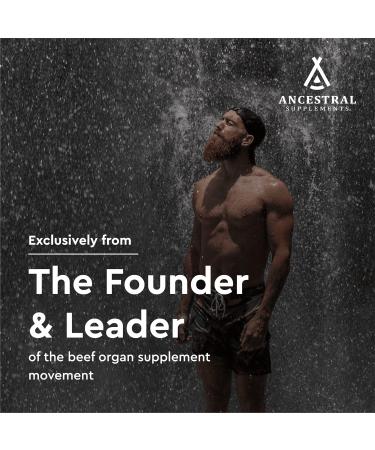 Ancestral Supplements Greens Powder Capsules Organic Superfood Greens & Reds Blend with Spirulina Chlorella Grass Fed Beef Organs and Probiotics for Gut Health Non GMO 612mg Each 180 Count Greens Blend 180 Count (Pac  - Buy Online on GoSupps.com