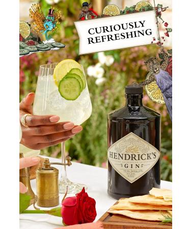 Hendrick's Gin 70cl & Fever-Tree Refreshingly Light Indian Tonic Water 8 x 150ml (Pack of 3 Total 24 cans) - Buy Online on GoSupps.com