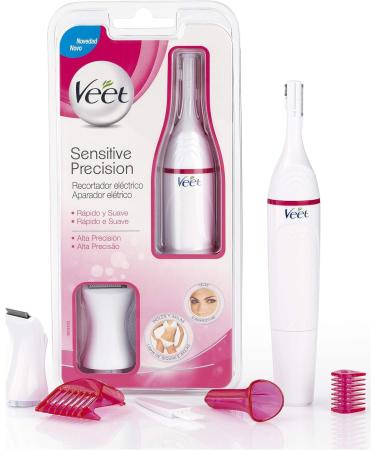 Veet Sensitive Precision Beauty Styler - Face & Body Precision Trimmer with 2 Attachments | International Shipping Available - Buy Online on GoSupps.com