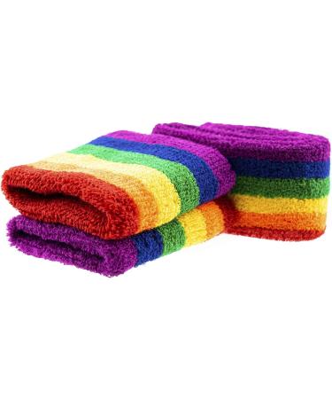 Trixes Rainbow Headband & Sweatband - Unisex Adult Sports Accessories for LGBT Events - Buy Online on GoSupps.com