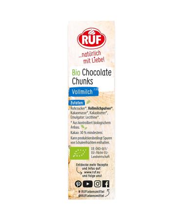 Organic Chocolate Chunks & XXL Milk Chocolate Drops Gluten-Free Baking Essentials | 1x175g - Buy Online on GoSupps.com