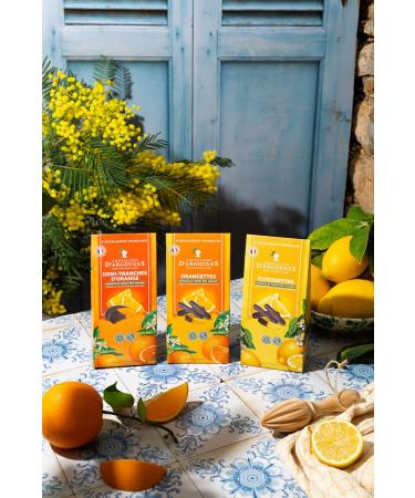 CHEVALIERS D'ARGOUGES French Master Chocolatiers Half slices of orange coated dark chocolate 70% - Tasting case 150g - Buy Online on GoSupps.com