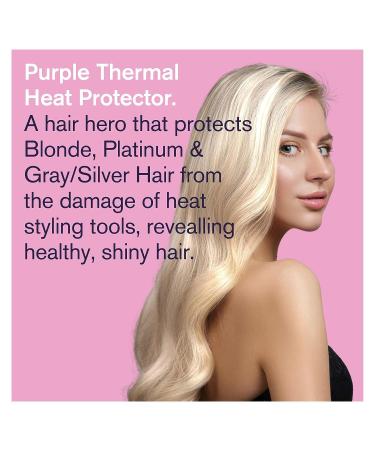 Bold Uniq Purple Heat Protectant Spray & Hair Mask Bundle for Blonde, Platinum, Ash & Silver/Gray Hair - Banish Yellow Tones. Paraben & Sulfate Free, Vegan & Cruelty Free - Buy Online on GoSupps.com