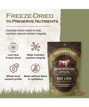 Grass Fed Beef Liver Supplement - Freeze-Dried, Nutrient-Dense Beef Liver Capsules w/Vitamin A, Folate, Vitamin B12 - Organ Supplements for Joint Support, Collagen Synthesis & Overall Well-Being - Buy Online on GoSupps.com
