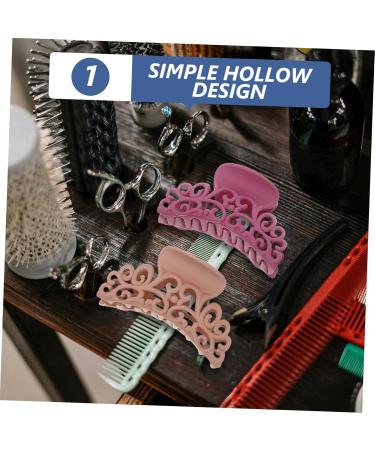 Beaupretty 6 PCS Acrylic Hair Claw Clips - Large Non-Slip Hair Jaw Clamps for Women & Girls - Stylish & Durable Hair Accessories - Buy Online on GoSupps.com
