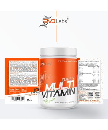  EVOLabs Daily Multivitamin Vegan Dietary Supplement 78 g - Buy Online on GoSupps.com