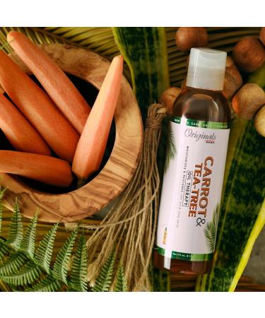 Originals by Africa's Best Carrot Tea Tree Oil Therapy For Body Hair and Scalp Natural Organic Oils Repair Restores Stimulates Revitalizes & Rejuvenates 6 oz 6 Fl Oz (Pack of 1) - Buy Online on GoSupps.com