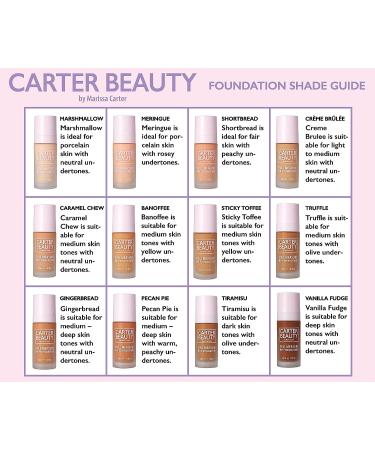 Carter Beauty Full Measure HD Foundation - Lightweight Matte Formula - Marshmallow - 1.01 OZ - Buy Online on GoSupps.com