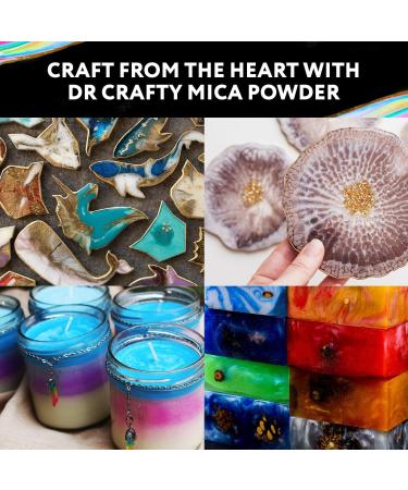 Mica Powder for Epoxy Resin - Candle Making and Crafts | Pigment Powder for Resin - Epoxy and Candle Dye | Neutral Shade - Buy Online on GoSupps.com