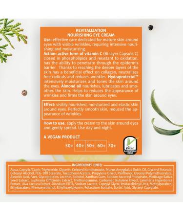 FlosLek Nourishing Eye Cream 15ml | Brightens Moisturizes & Smoothes | Dermatologically Tested | EU Made - Buy Online on GoSupps.com
