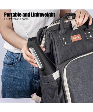 COOLPEEN Cordless Water Dental Flosser - Portable Oral Irrigator with 3 Modes 300ML IPX7 Waterproof USB Rechargeable - Perfect for Travel & Home Use - Buy Online on GoSupps.com