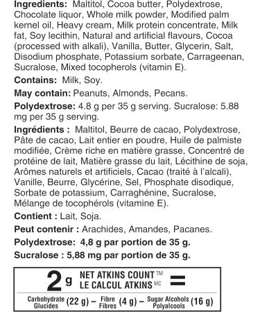 Atkins Endulge Treats Milk Chocolate Caramel Squares Low Sugar Keto Friendly High Fibre 1 g Sugar 2g Carbs 15ct Chocolate Caramel Endulge Treats - Buy Online on GoSupps.com